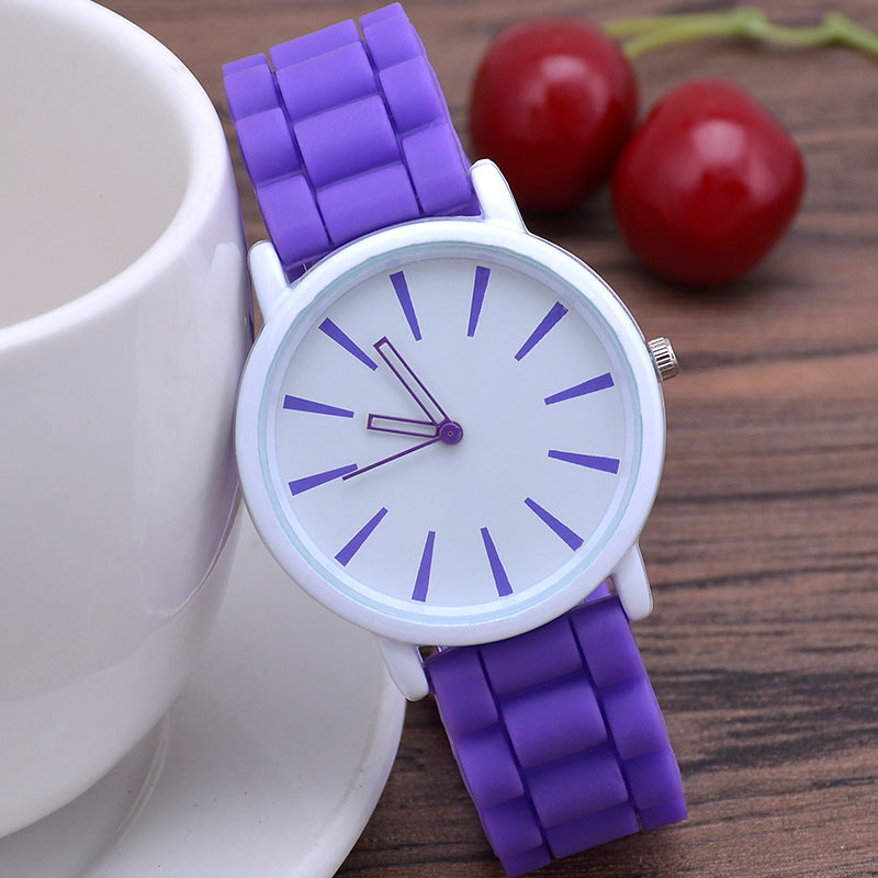 Classic Ultra-thin Silicone Ladies Watch