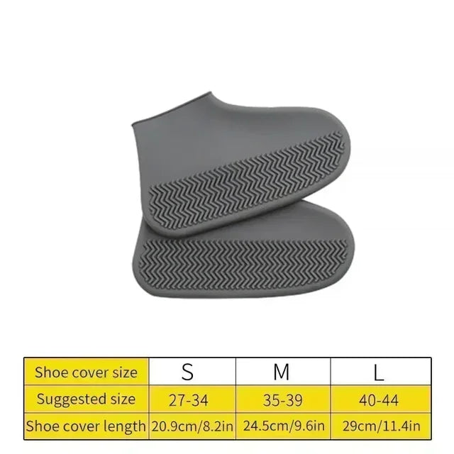 Hands Free Silicone Shoe Covers (2 piece/1 pair)