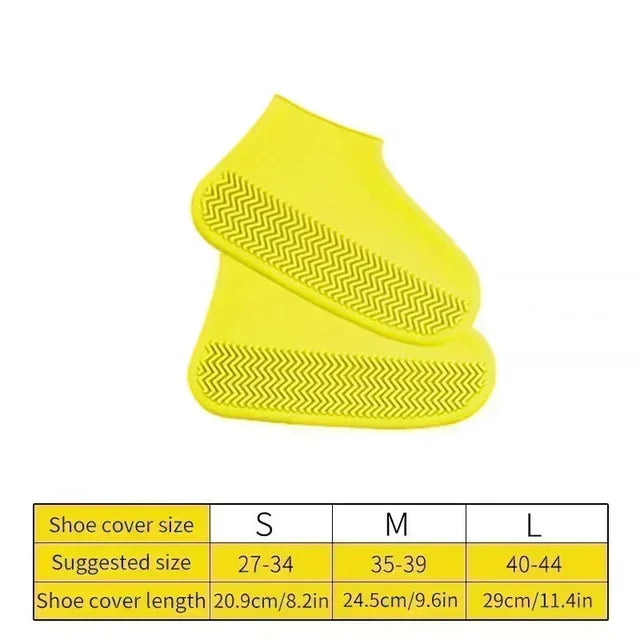 Hands Free Silicone Shoe Covers (2 piece/1 pair)