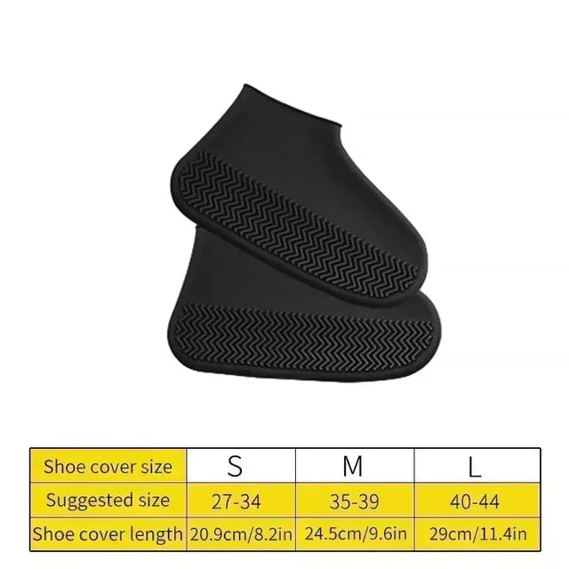 Hands Free Silicone Shoe Covers (2 piece/1 pair)