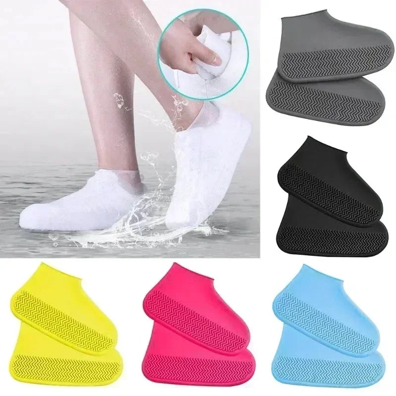 Hands Free Silicone Shoe Covers (2 piece/1 pair)