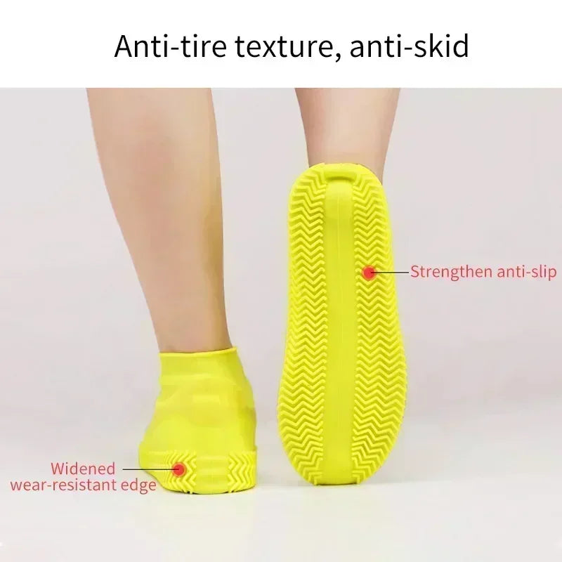 Hands Free Silicone Shoe Covers (2 piece/1 pair)