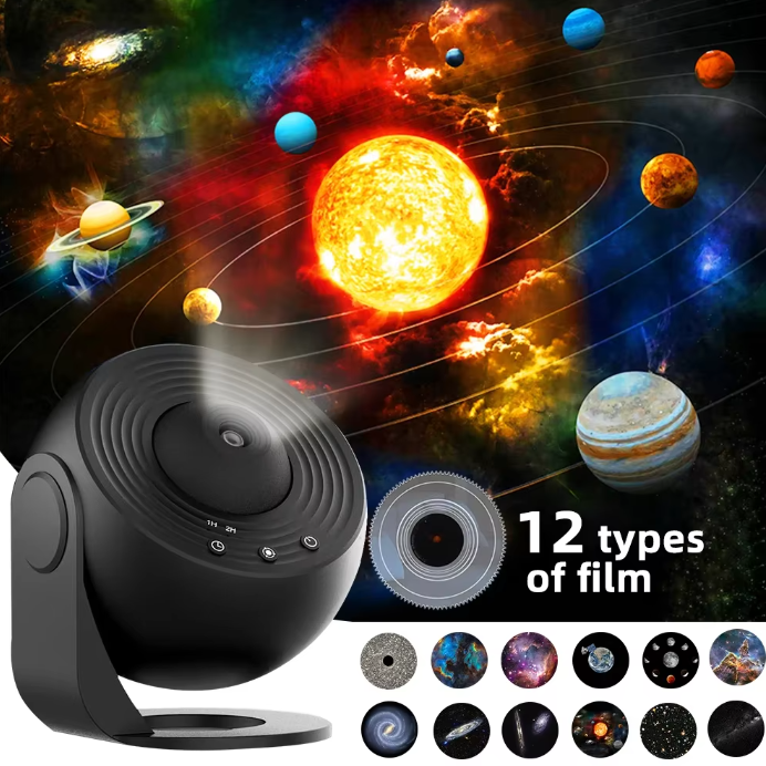 Aurora Galaxy Projector - Planetarium Night Light 13 Films