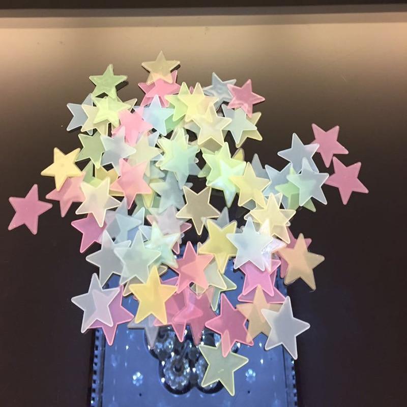 100pcs Luminous Stars Stickers