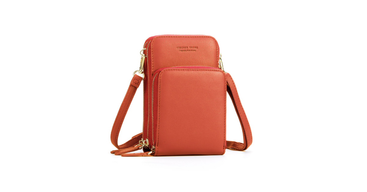 Leather Crossbody Phone Bag