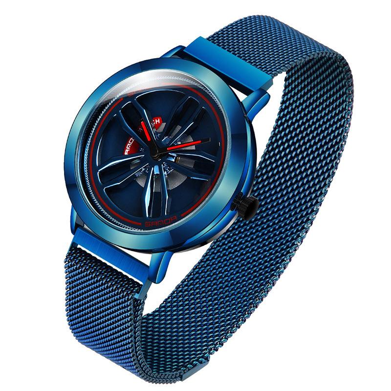 360° Wheel Rotating Waterproof Watch, Show Your Personality And Fashion