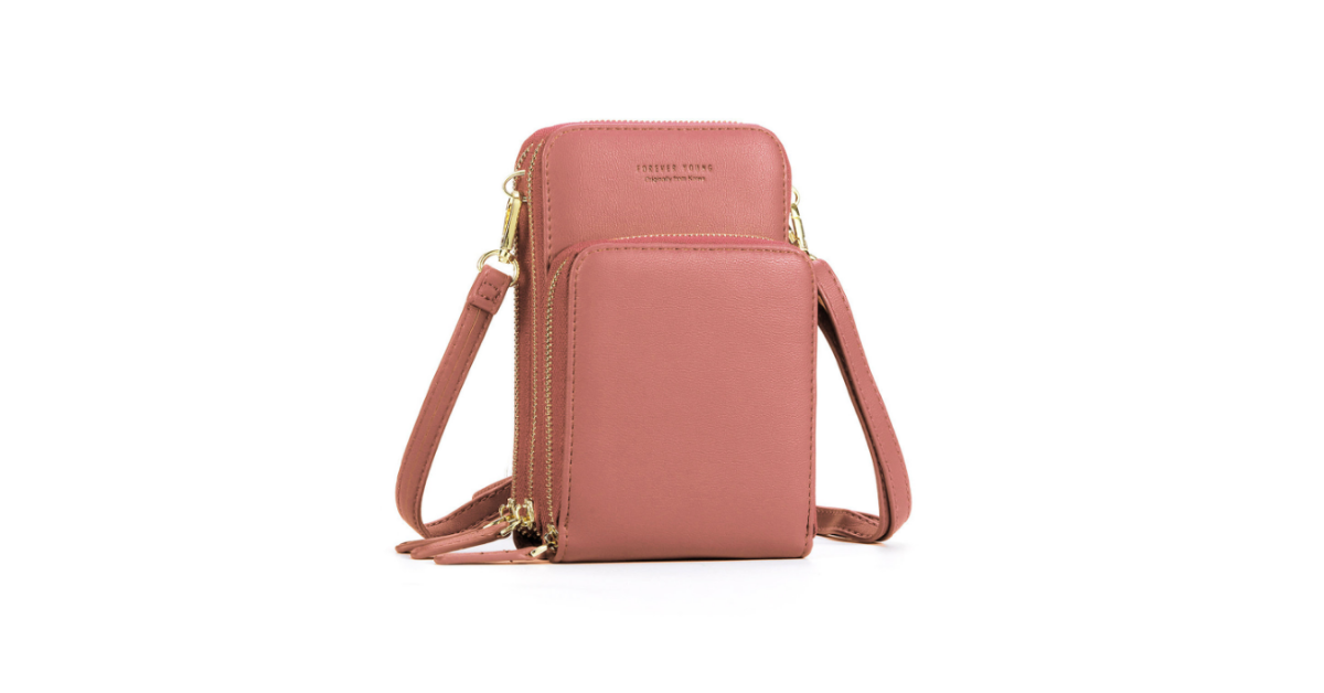 Leather Crossbody Phone Bag