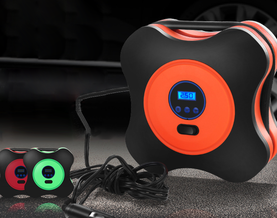 The Most Portable and Smart Electric Car Air Pump with Digital Display