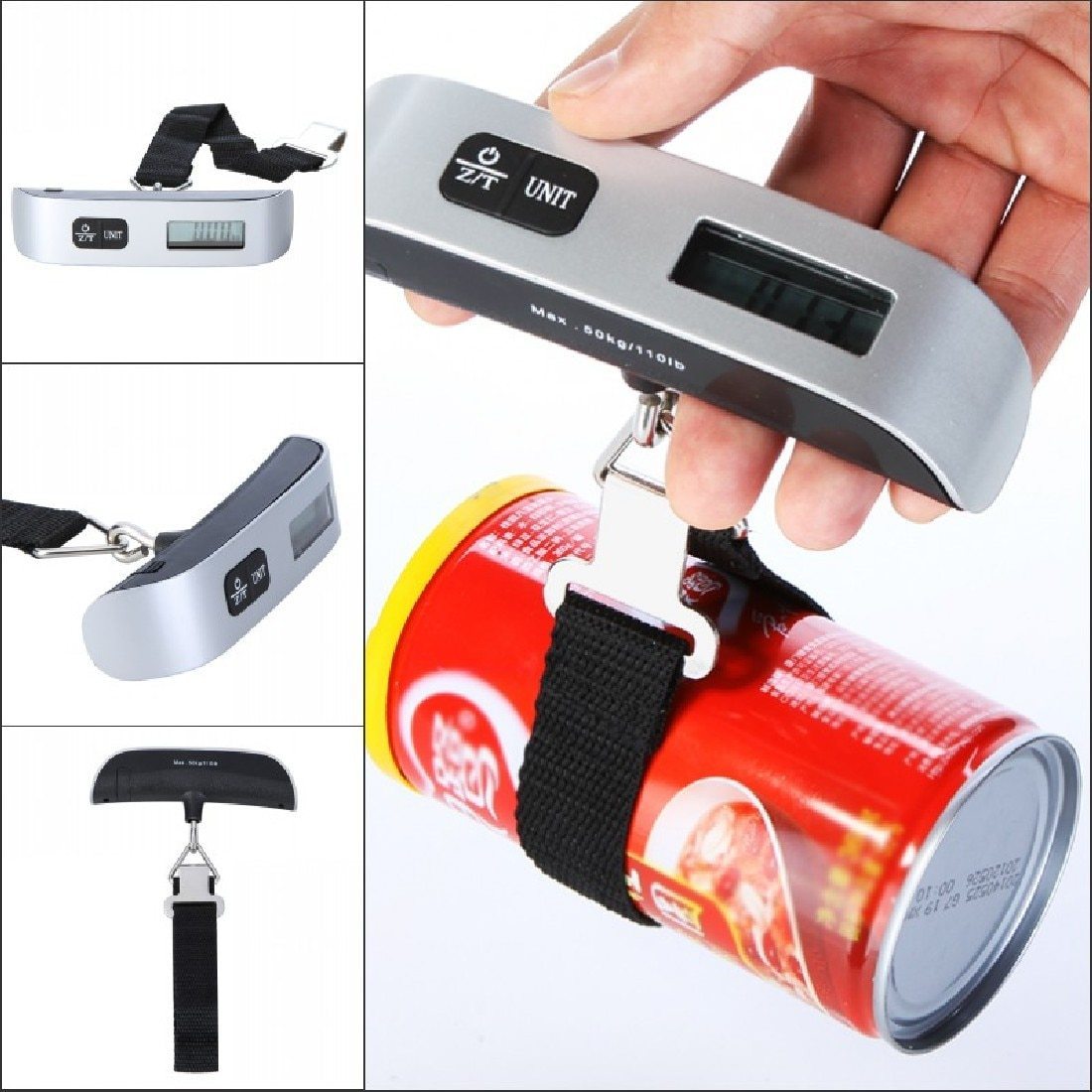 Digital Hanging Luggage Scale with Temperature Sensor