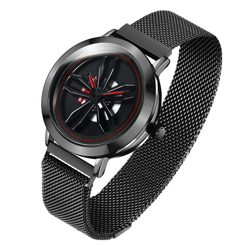 360° Wheel Rotating Waterproof Watch, Show Your Personality And Fashion