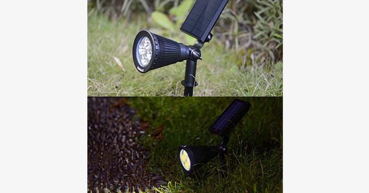 Solar-Powered Landscape Sensor Lights