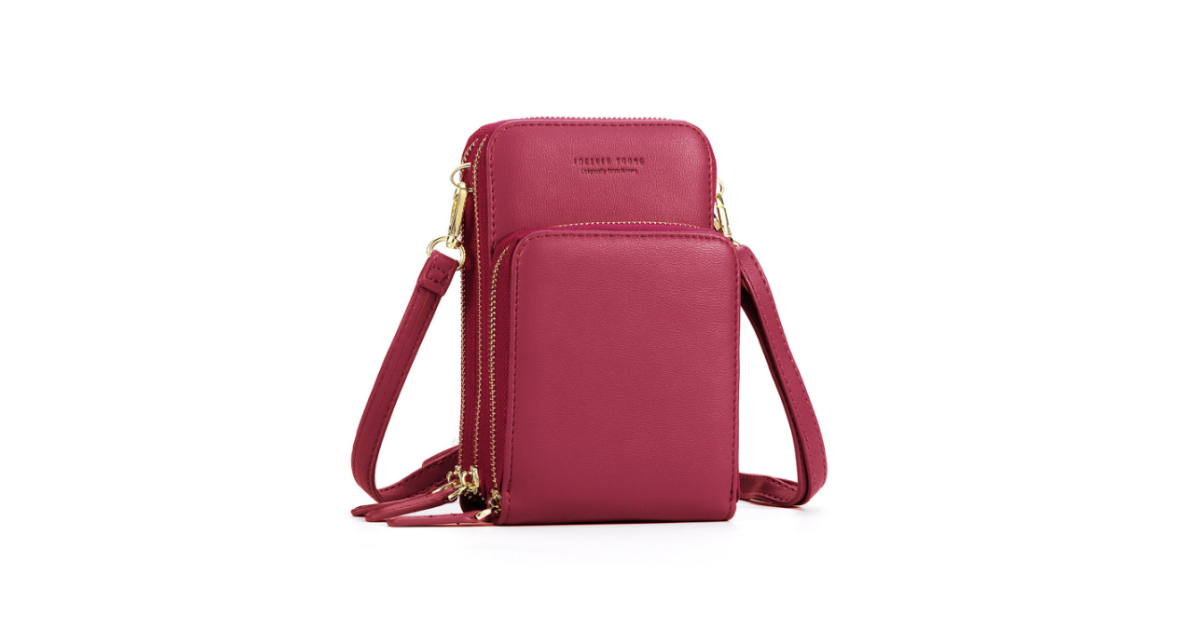 Leather Crossbody Phone Bag