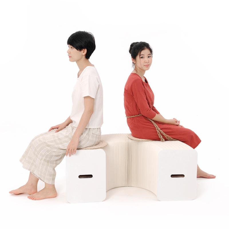 Weird & Wonderful Accordion-inspired Paper Chair