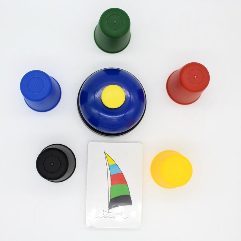 Family Arcade Game Speed Cups Cups Bell Cards, Toys \ Games