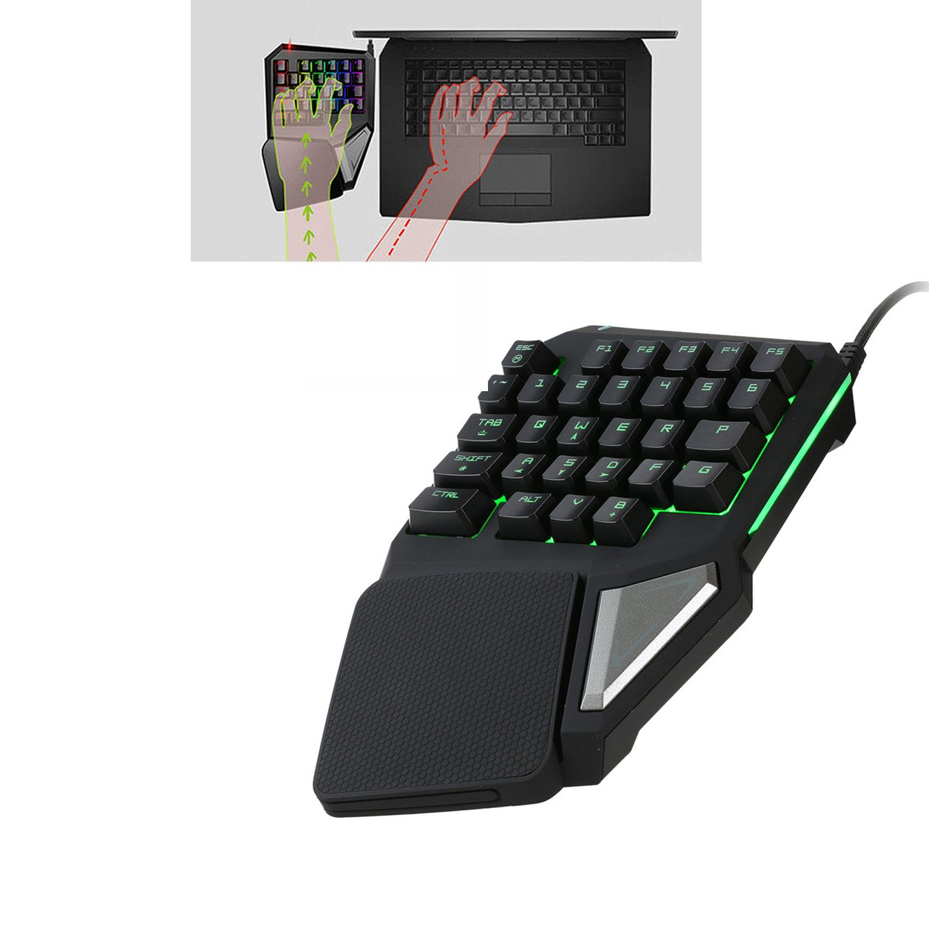 Mini Professional Gaming Keyboard