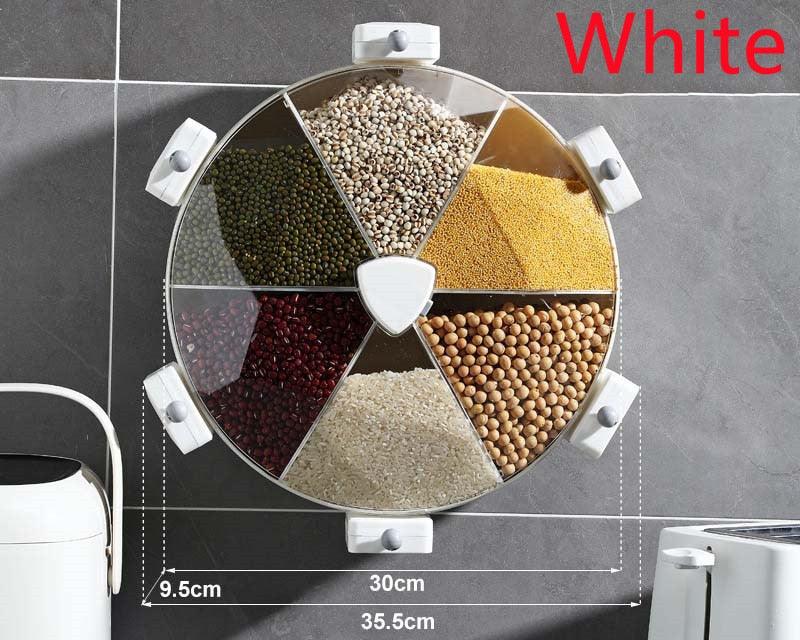 Whirling Box - Rotating Food Grain Storage Container