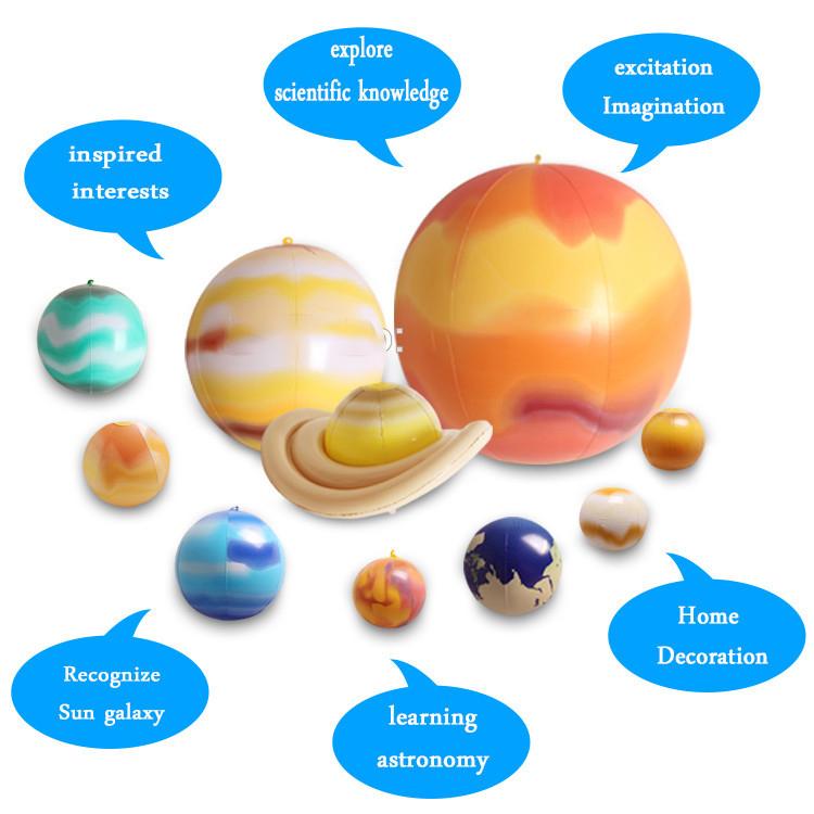 Inflatable Solar System - Inflatable Sun, Planets and Moon