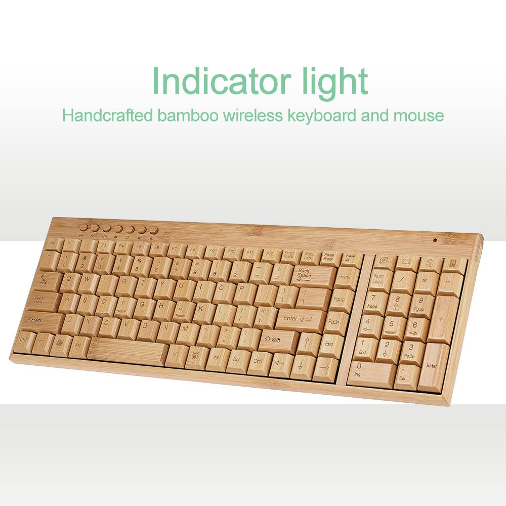 Bamboo Keyboard and Mouse