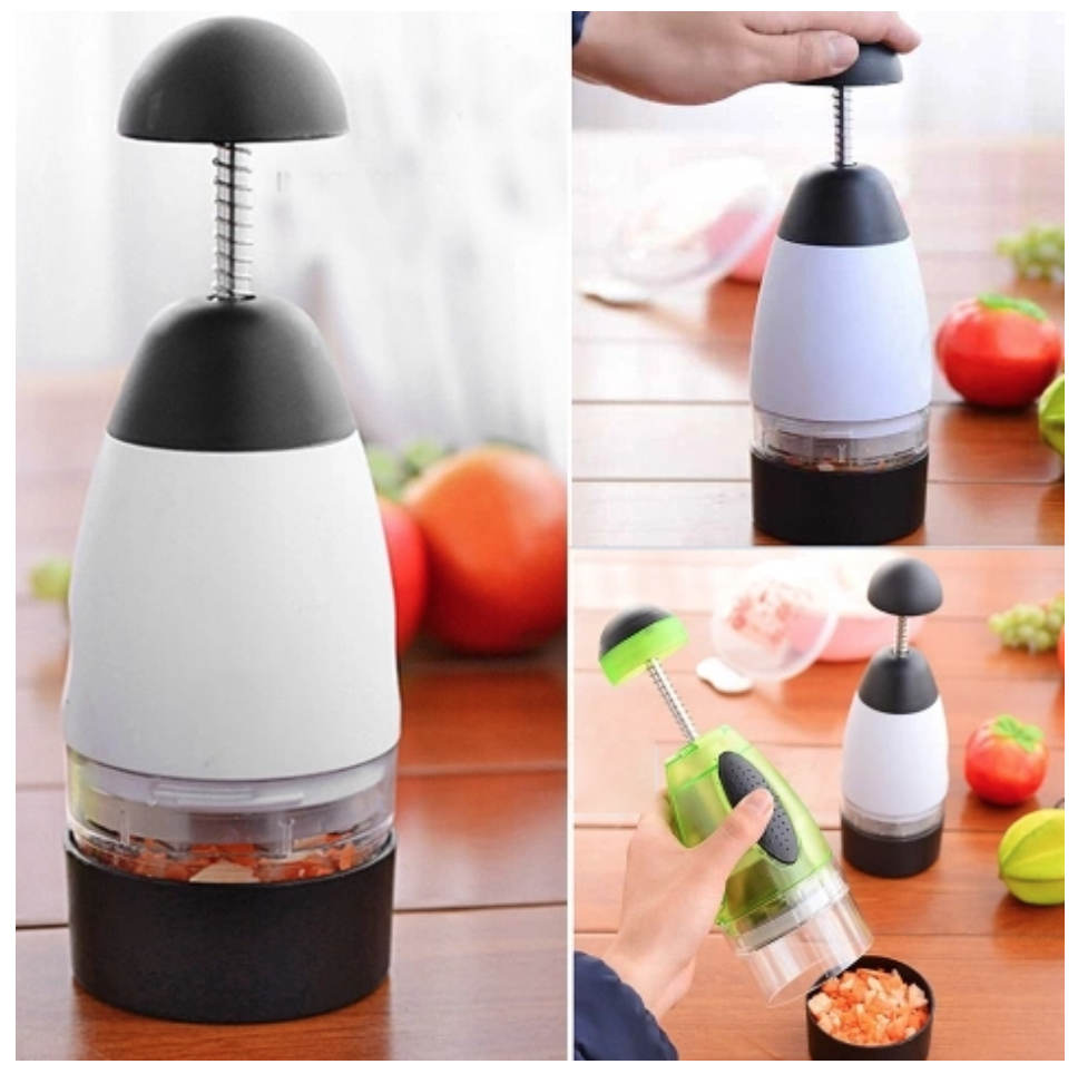 Slap Food Chopper for Vegetables Zero Rish of Injury Easy Cleaning