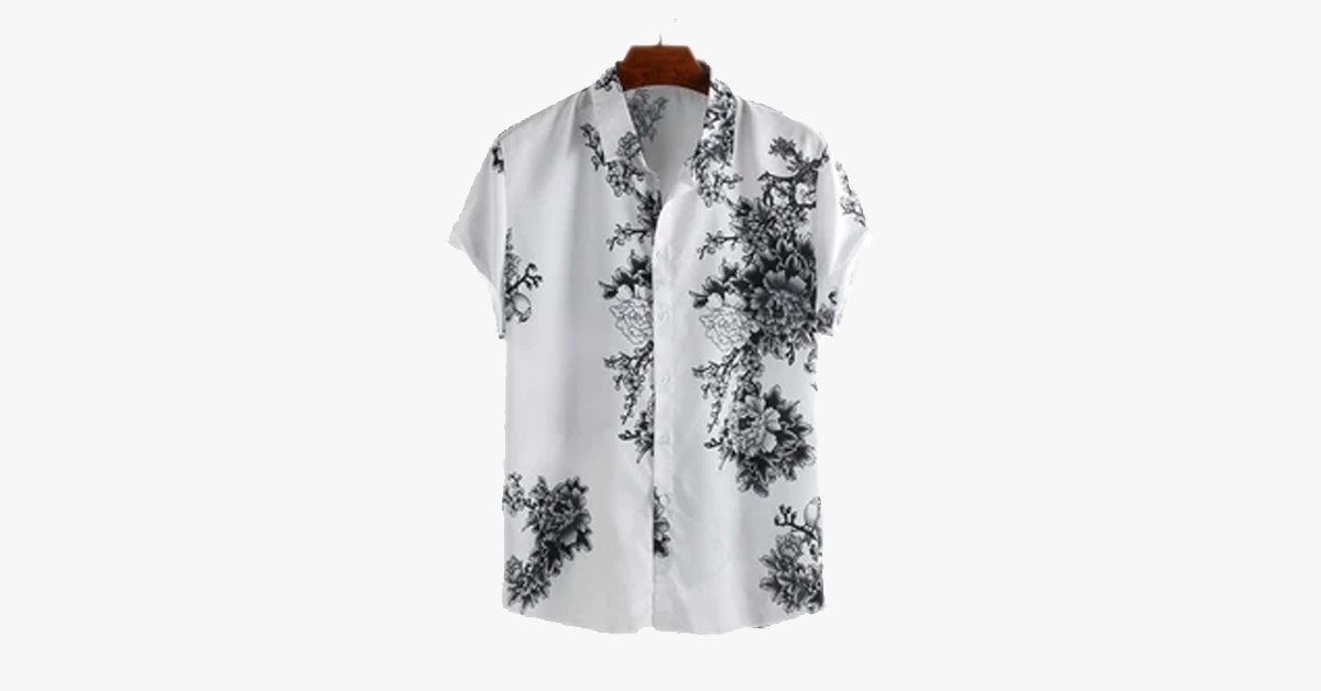 Floral White Shirt