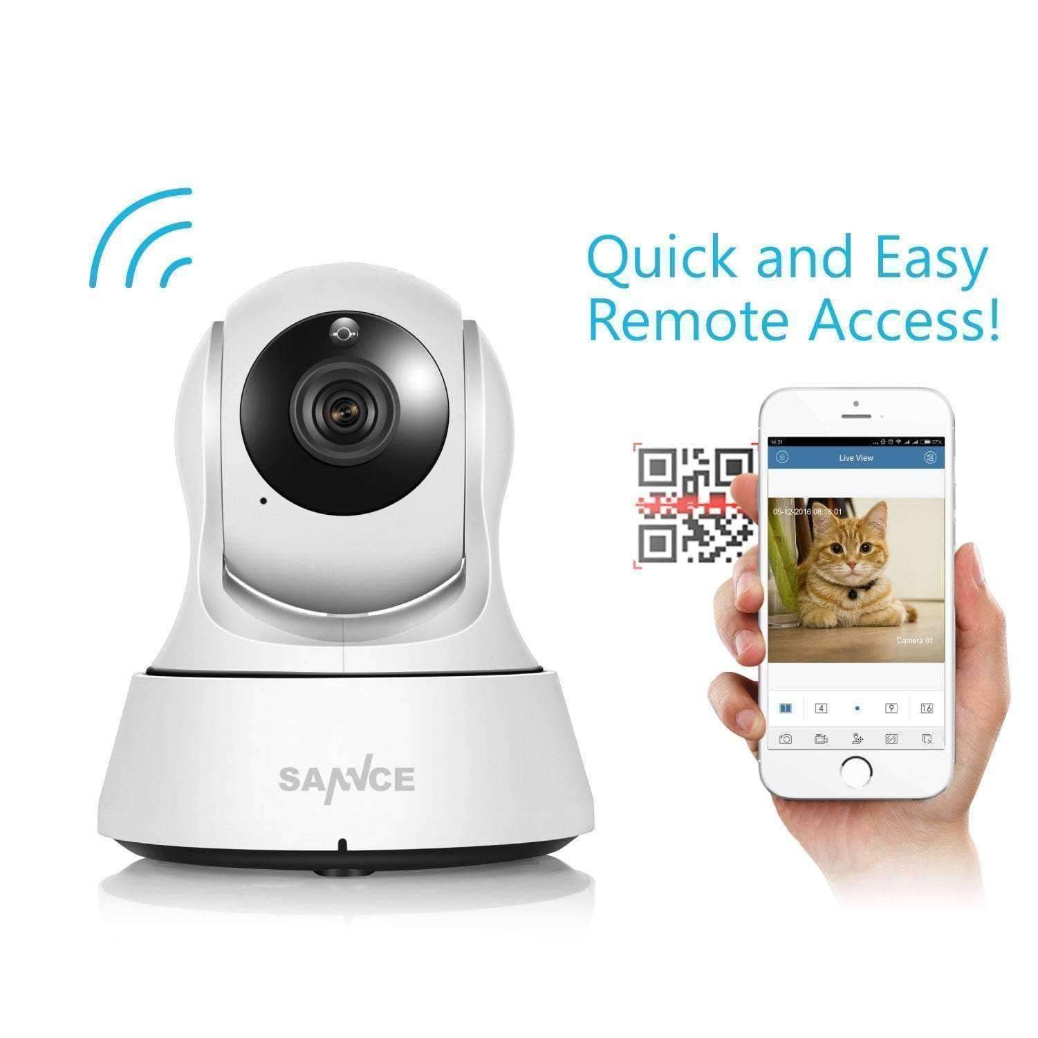 1080P HD Wireless Wi-Fi Smart Security CCTV Camera