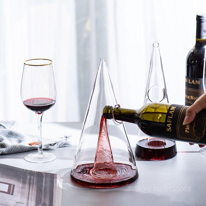 Edifice Decanter - Handmade Glass Wine Decanter