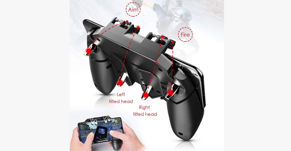 Six Finger Gamepad Controller