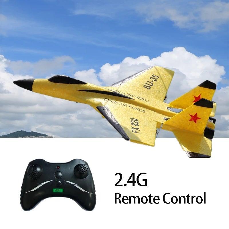 Fizzy Plane - Remote Control Fighter Hobby Plane Glider Airplane 