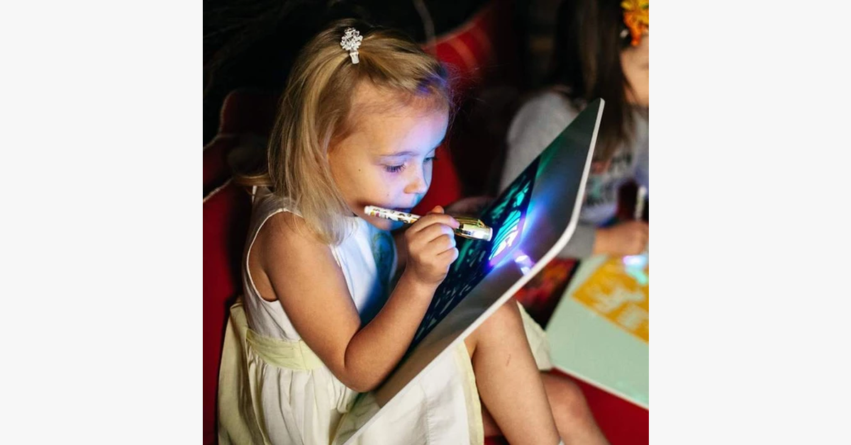 Draw With Light - For hours of fun for your kids!