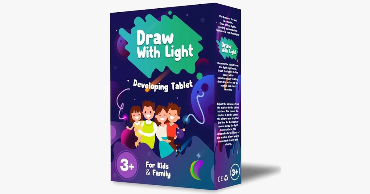 Draw With Light - For hours of fun for your kids!