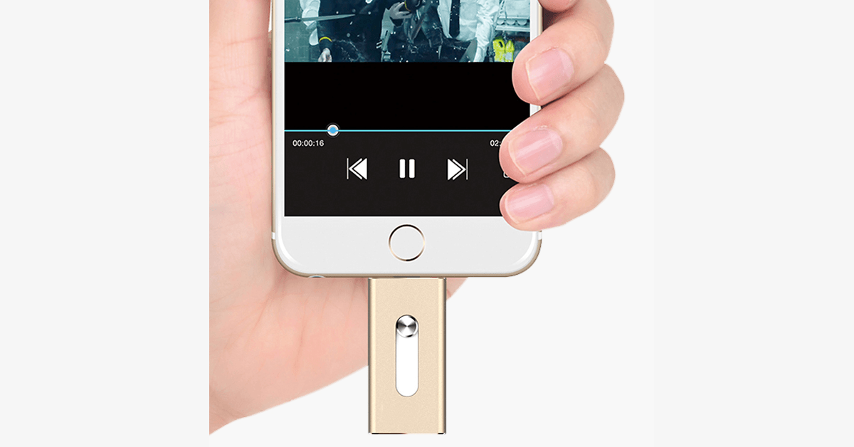 IOS Flash USB Drive for iPhone & iPad - Extra Storage for your iPhone & iPad - High-speed Data Transmission - Available for iOS& Windows