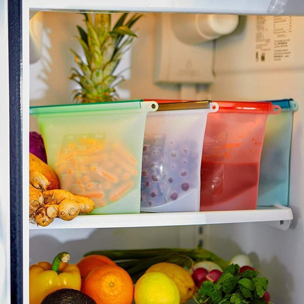 Reusable Food Storage Bags (FDA Approved Silicone) – Soho Emporium