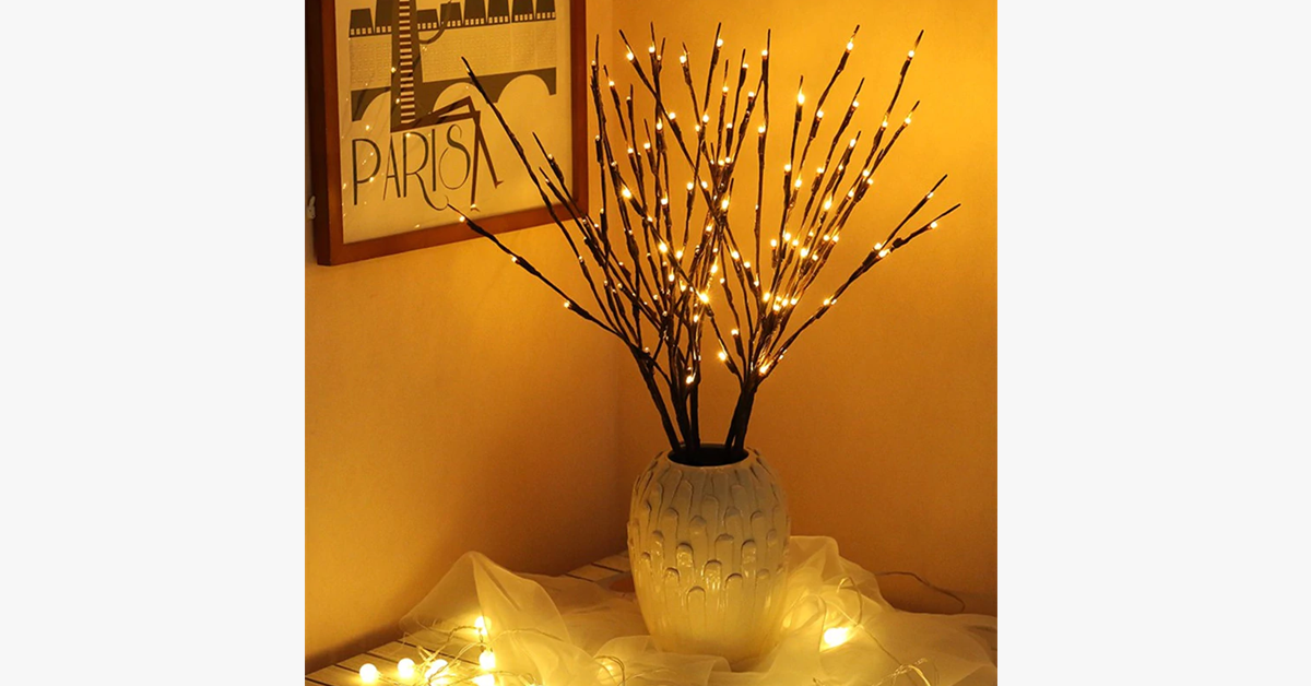 LED Willow Branch Lamp