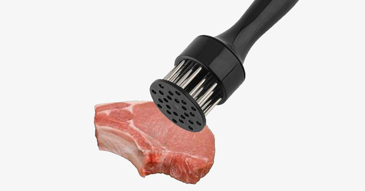 Stainless Steel Meat Tenderizer - For the Best Cooking Experience!