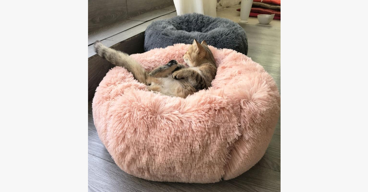 Faux Fur Pet Bed