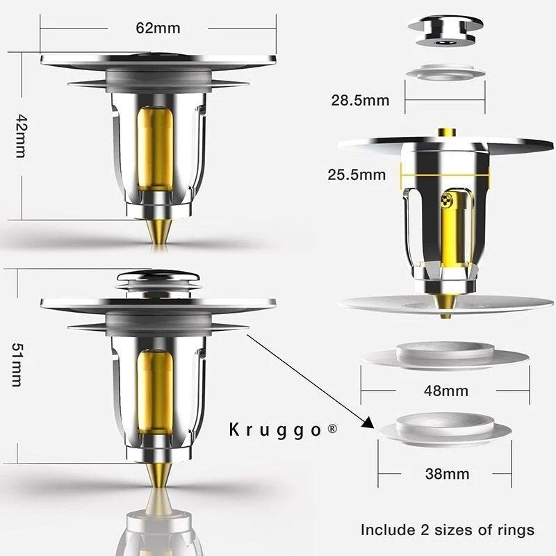 Popup X Clogging Basin drainer