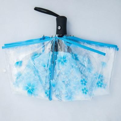 Transparent Full Automatic Umbrella Sun Rain Parasol