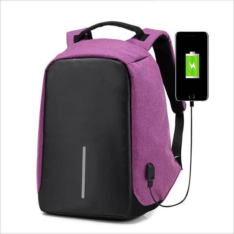 Backpack Casual Fashion Laptop Anti-theft Notebook School Bag with USB Port