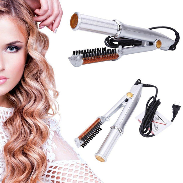 2-Way Rotating Curling and Straightening Iron – Soho Emporium