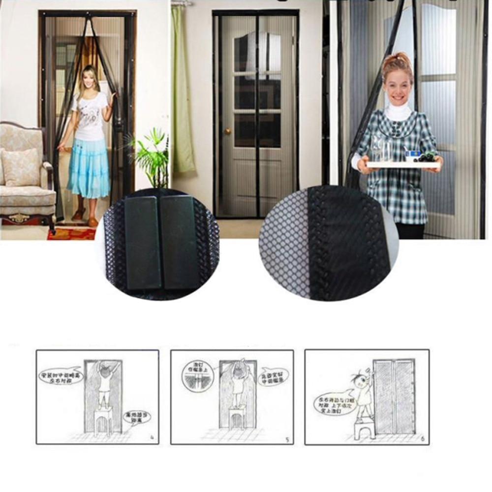 Magnetic Mesh Screen Door Curtain