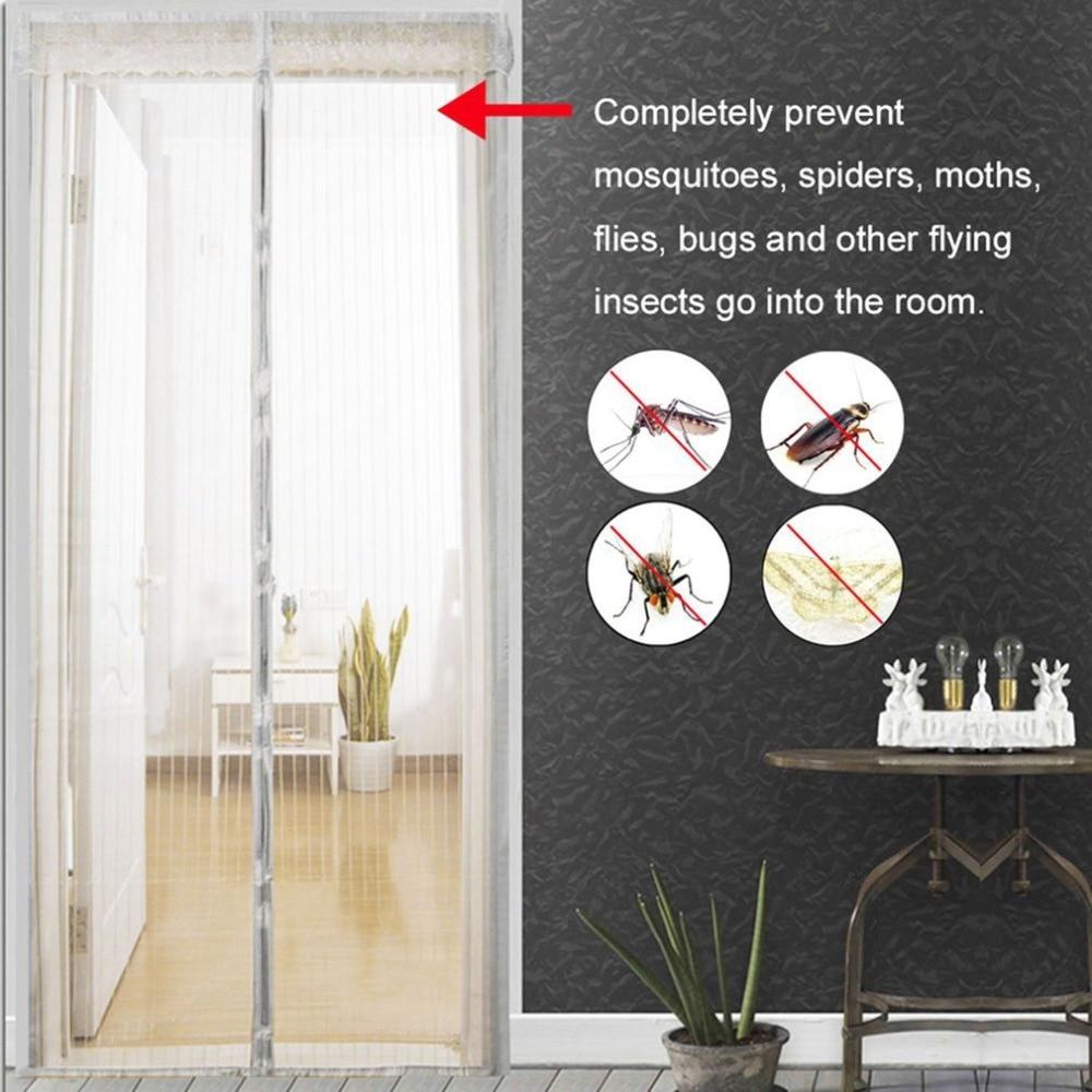 Magnetic Mesh Screen Door Curtain