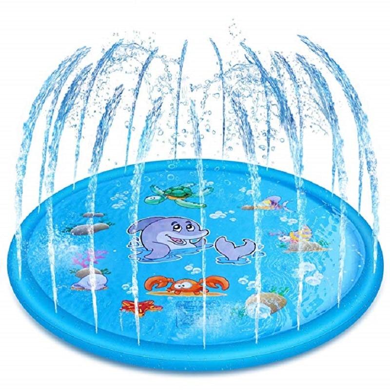 Inflatable Spray Water Cushion Toy Outdoor Swimming Tub