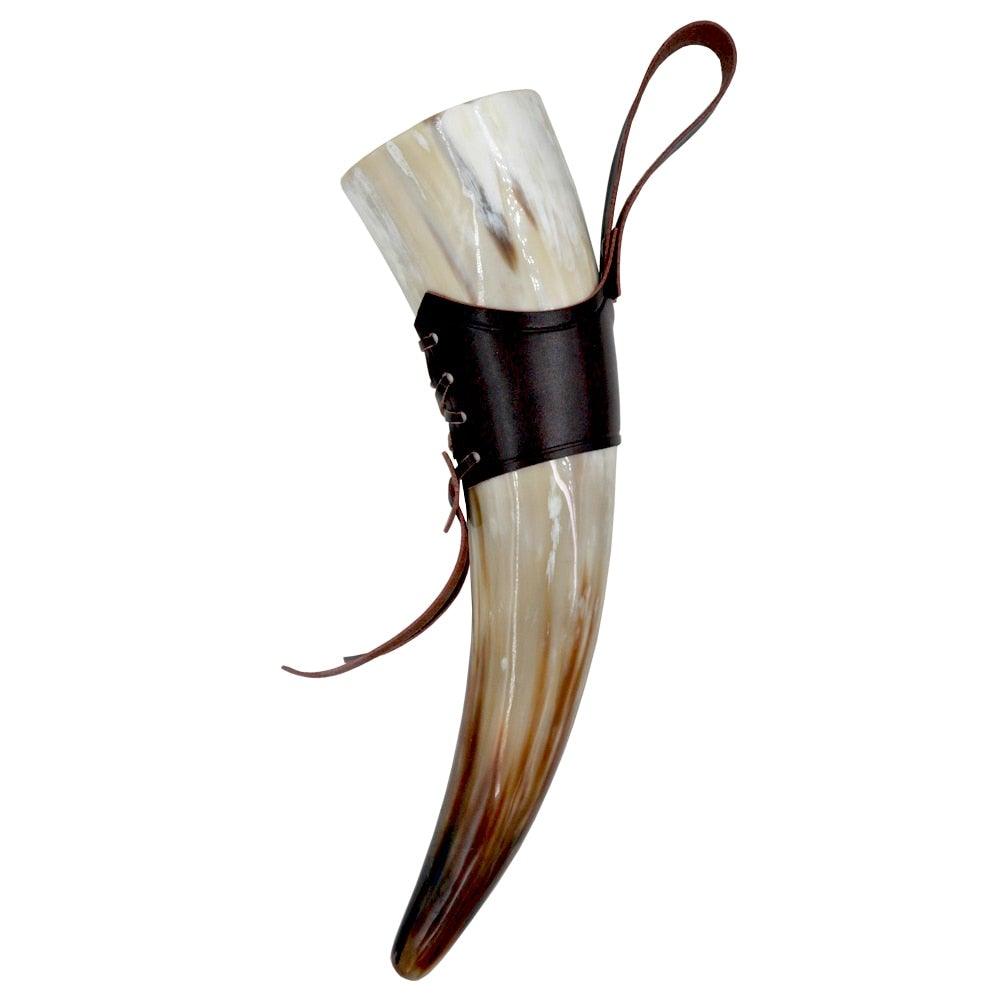 Raven Drinking Horn