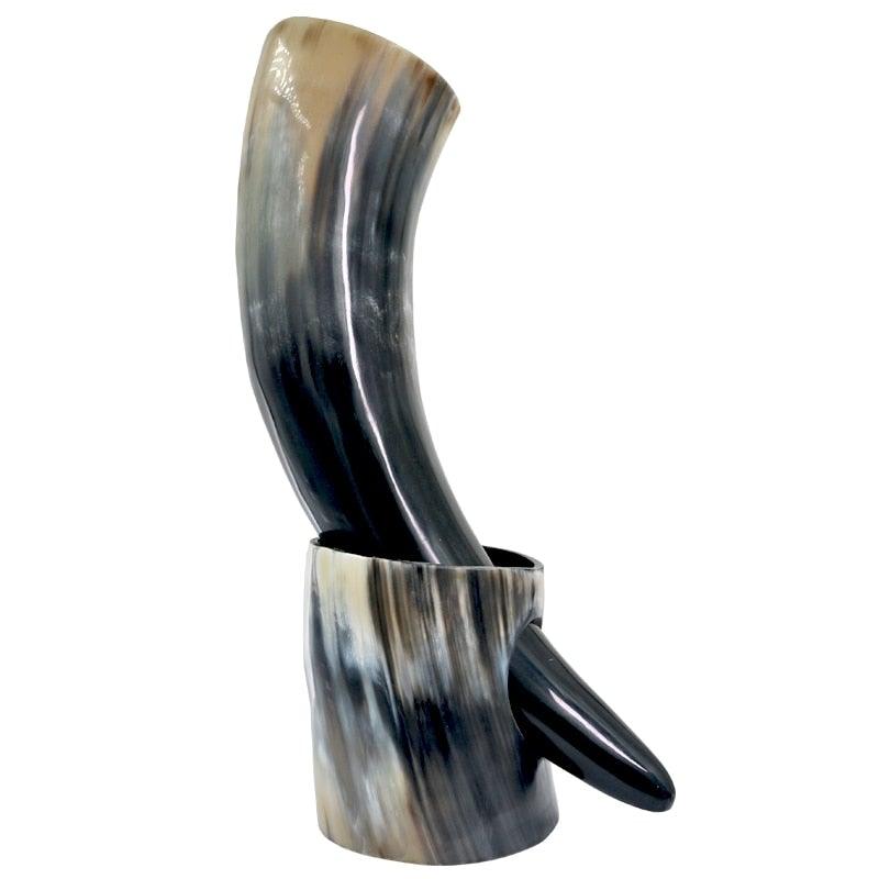 Raven Drinking Horn