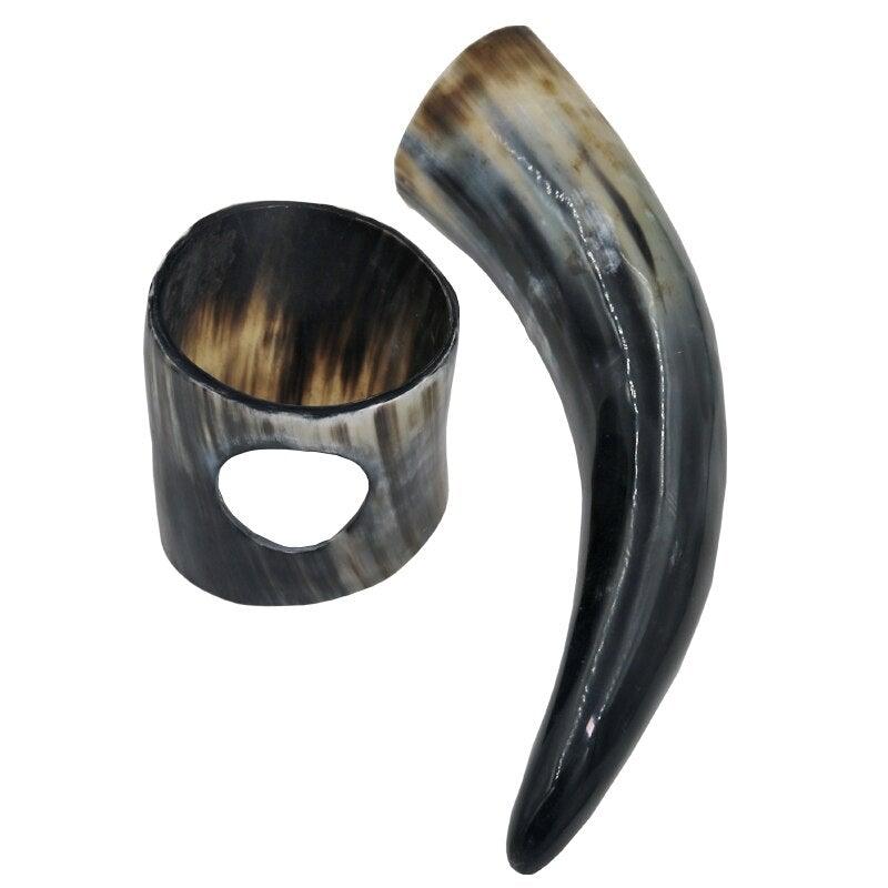 Raven Drinking Horn