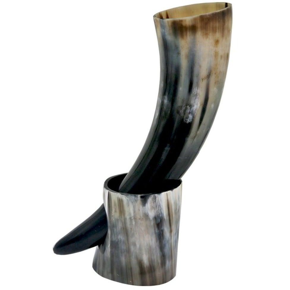 Raven Drinking Horn