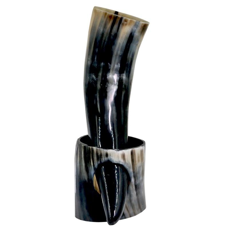 Raven Drinking Horn