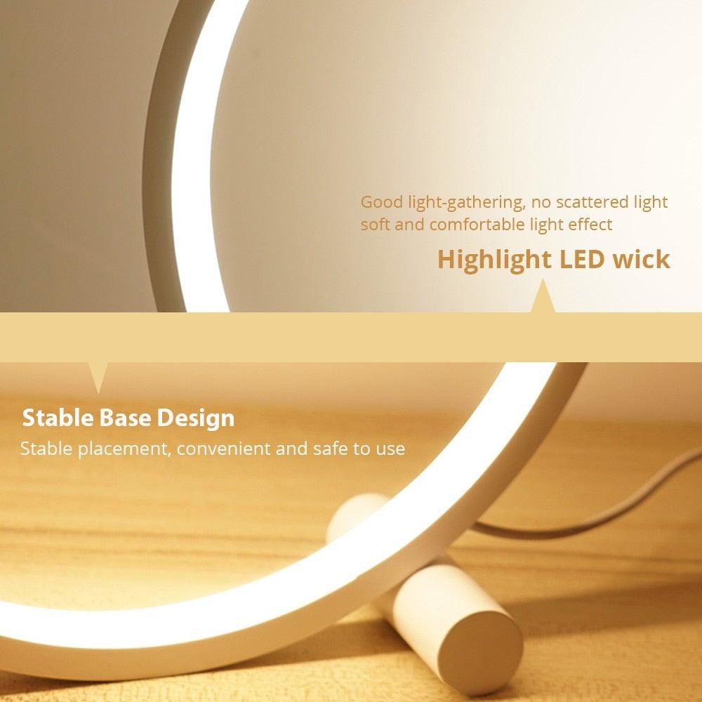 Round Dream Light - Modern Round LED Desk Lamp 