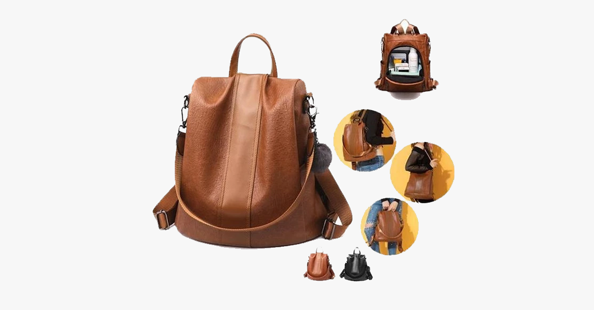 Women's Leather Backpack