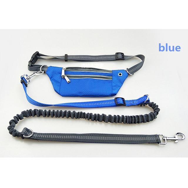 Hands Free Waist Dog Collar With Bag